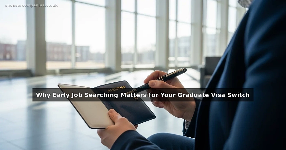 Why Early Job Searching Matters for Your Graduate Visa Switch