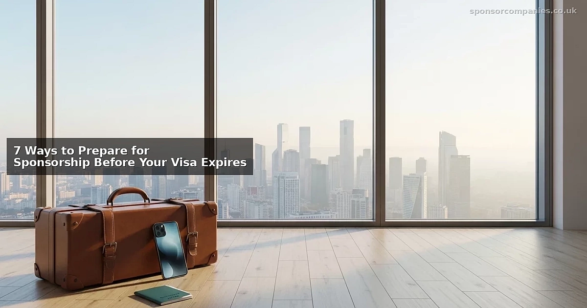 7 Ways to Prepare for Sponsorship Before Your Visa Expires