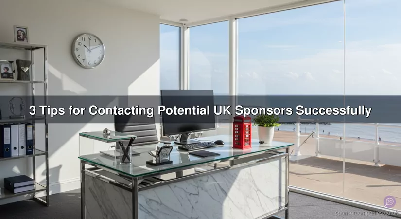 3 Tips for Contacting Potential UK Sponsors Successfully