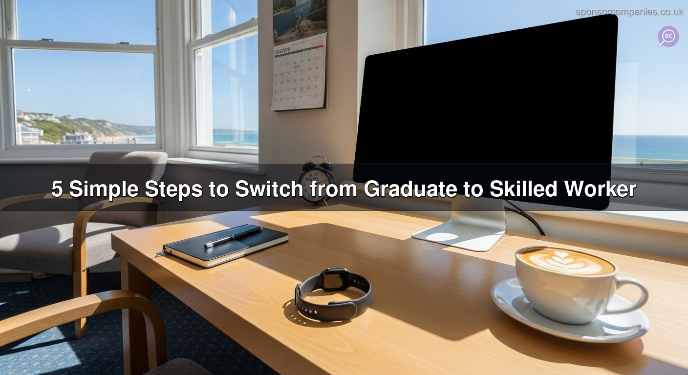 5 Simple Steps to Switch from Graduate to Skilled Worker