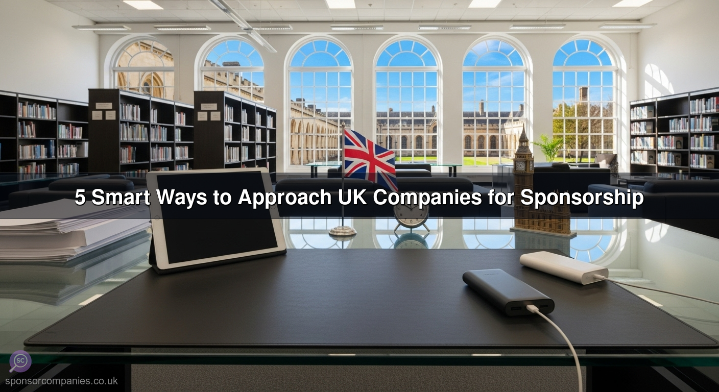 5 Smart Ways to Approach UK Companies for Sponsorship 5 Smart Ways to Approach UK Companies for Sponsorship