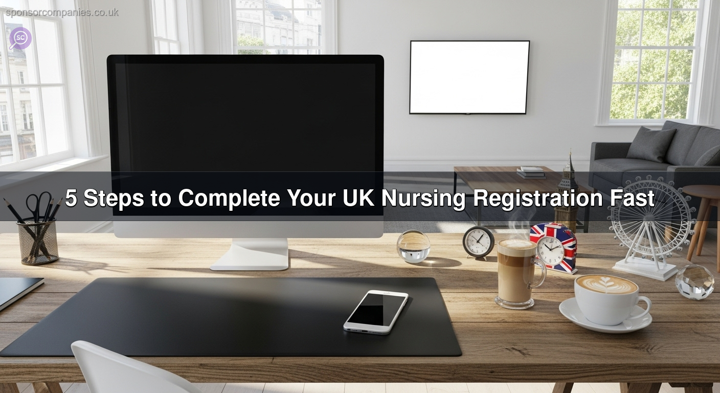 5 Steps to Complete Your UK Nursing Registration Fast