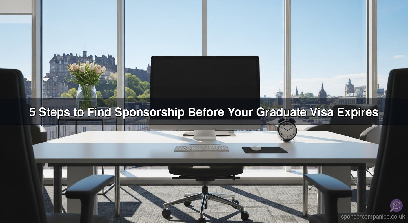5 Steps to Find Sponsorship Before Your Graduate Visa Expires