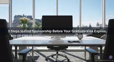 5 Steps to Find Sponsorship Before Your Graduate Visa Expires