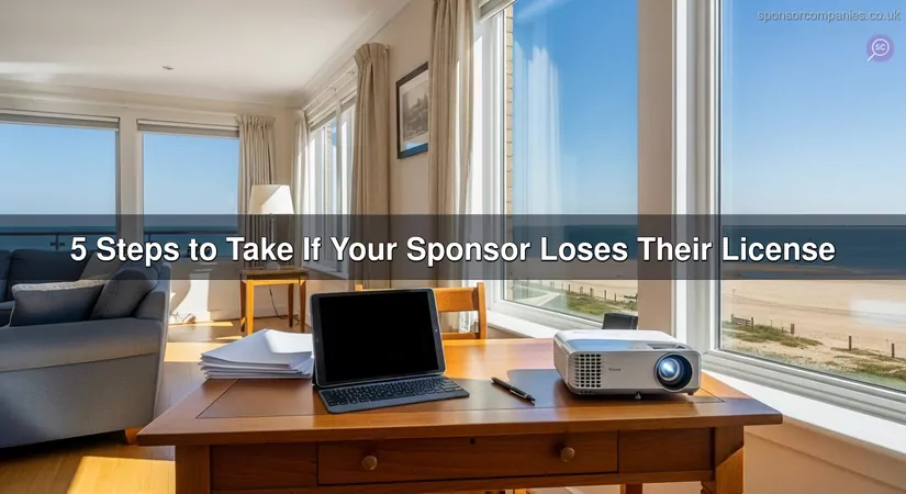 5 Steps to Take If Your Sponsor Loses Their License