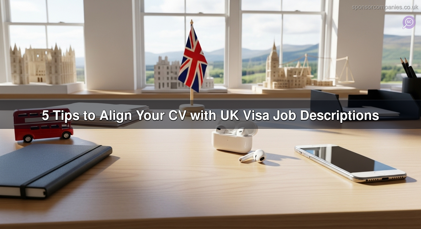 Align CV with UK Visa Job Descriptions 2026 | 5 Tips | Sponsor Companies