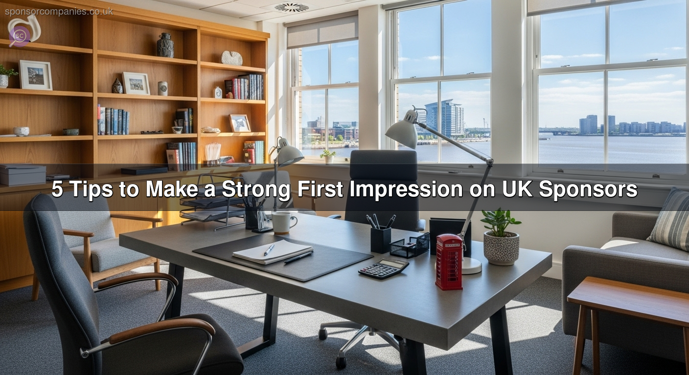 5 Tips to Make a Strong First Impression on UK Sponsors 5 Tips to Make a Strong First Impression on UK Sponsors