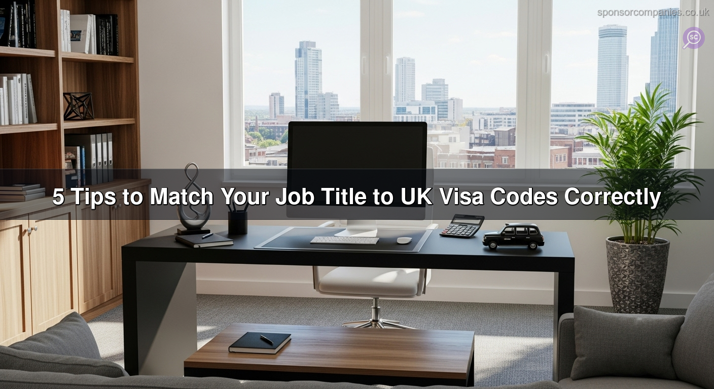 5 Tips to Match Your Job Title to UK Visa Codes Correctly