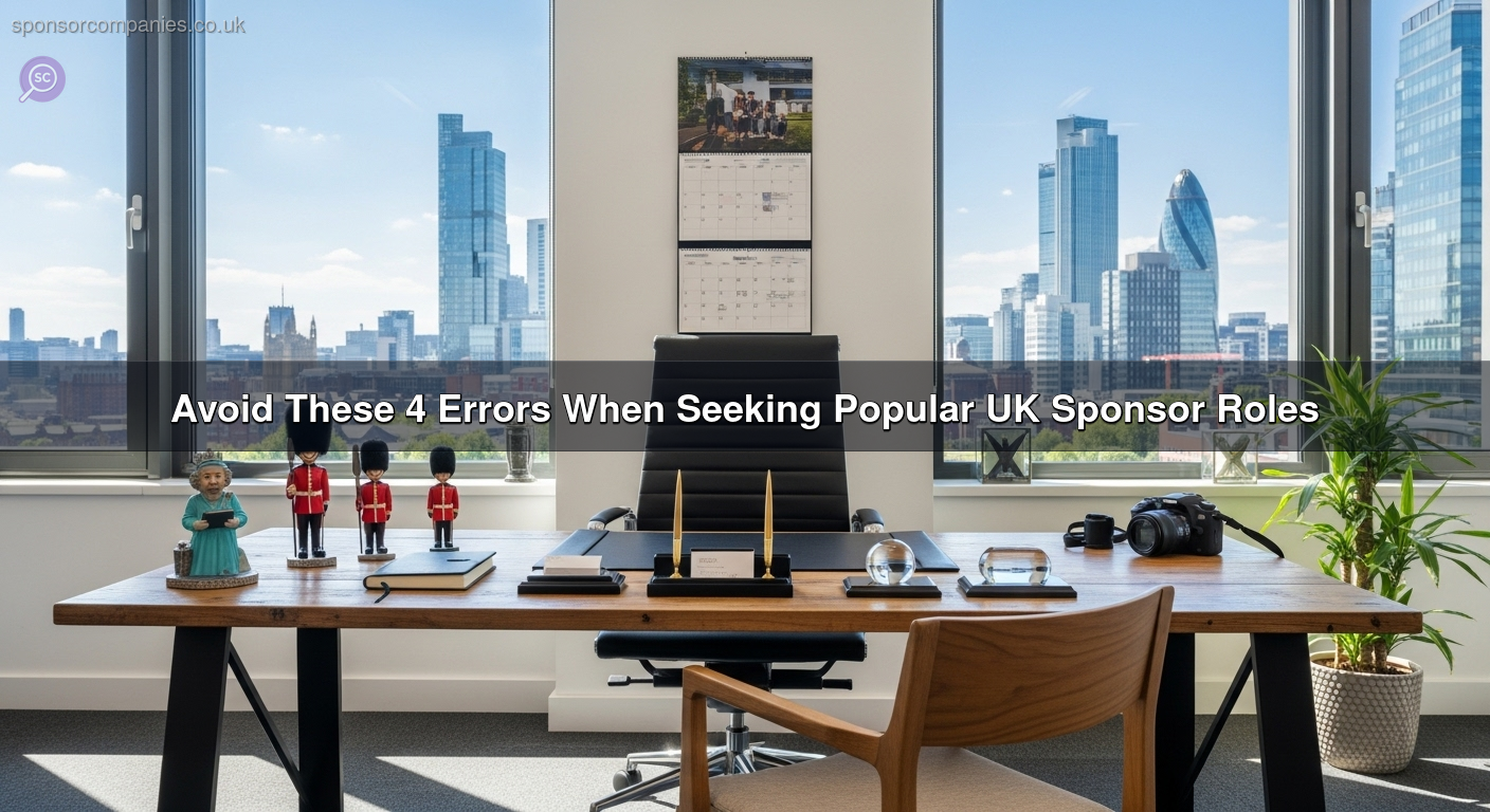 Avoid These 4 Errors When Seeking Popular UK Sponsor Roles Avoid These 4 Errors When Seeking Popular UK Sponsor Roles