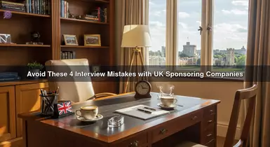 Avoid These 4 Interview Mistakes with UK Sponsoring Companies