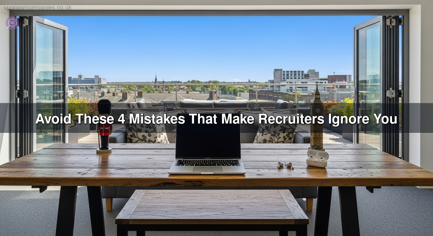 Avoid These 4 Mistakes That Make Recruiters Ignore You