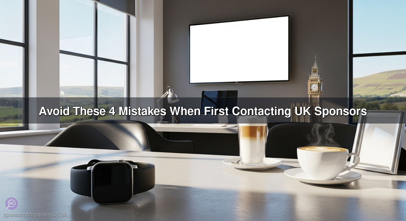 Avoid These 4 Mistakes When First Contacting UK Sponsors Avoid These 4 Mistakes When First Contacting UK Sponsors