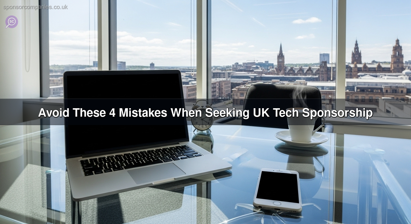 Avoid These 4 Mistakes When Seeking UK Tech Sponsorship