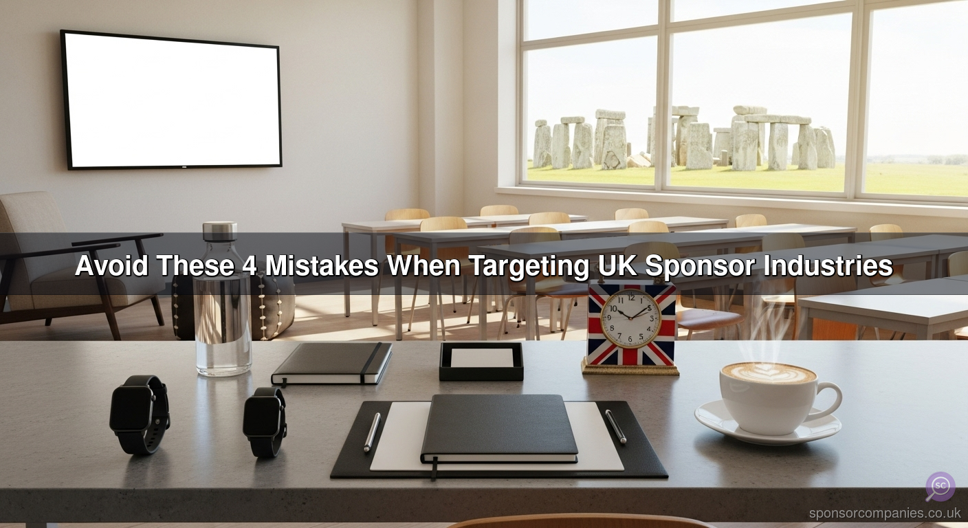Avoid These 4 Mistakes When Targeting UK Sponsor Industries Avoid These 4 Mistakes When Targeting UK Sponsor Industries
