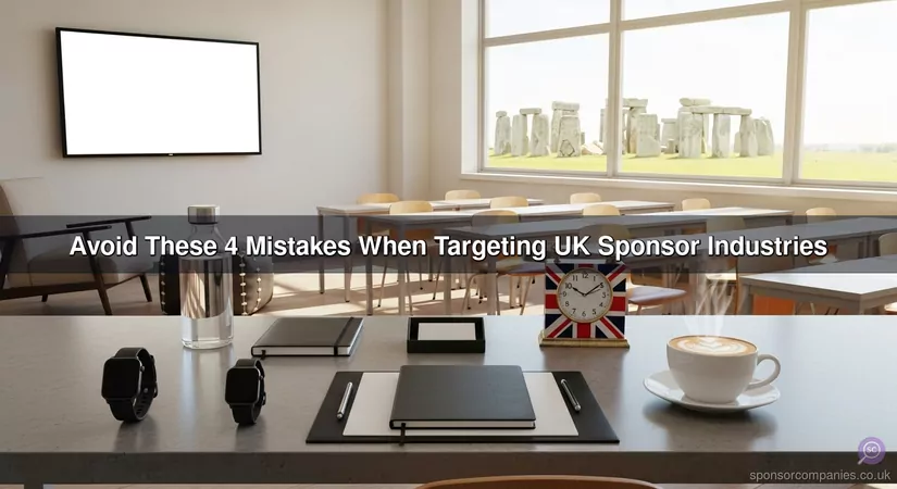 Avoid These 4 Mistakes When Targeting UK Sponsor Industries