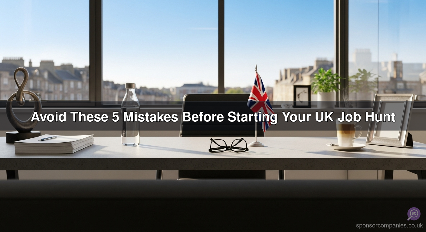 Avoid These 5 Mistakes Before Starting Your UK Job Hunt