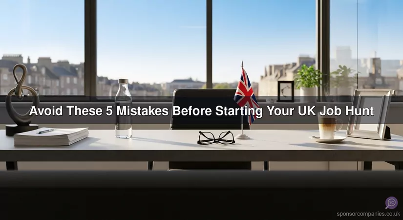 Avoid These 5 Mistakes Before Starting Your UK Job Hunt