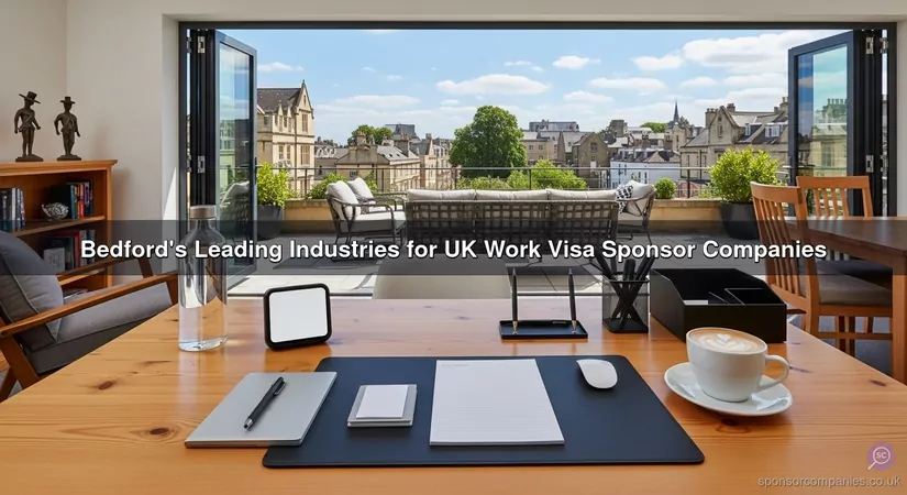 Bedford's Leading Industries for UK Work Visa Sponsor Companies