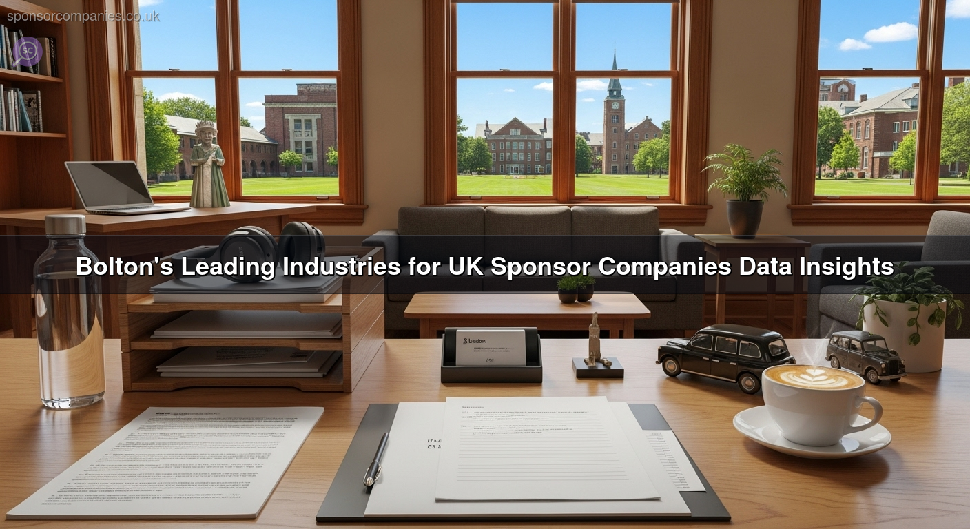 Bolton's Leading Industries for UK Sponsor Companies Data Insights
