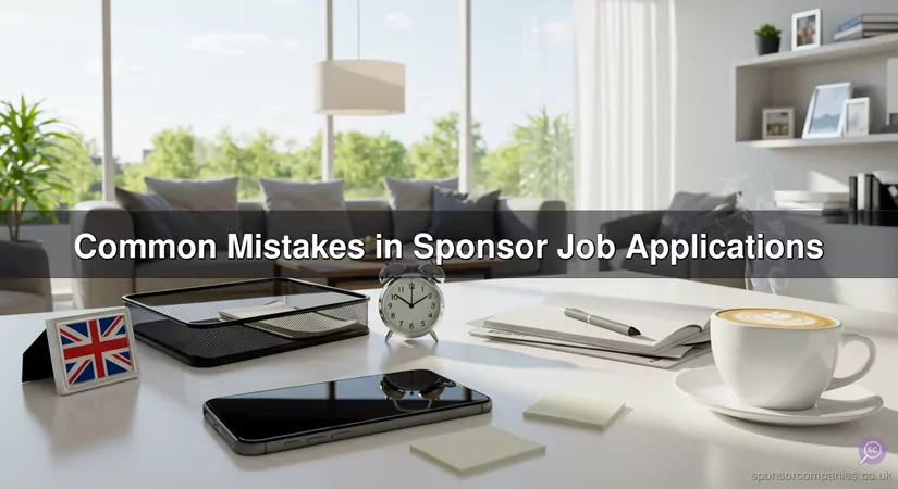 Common Mistakes in Sponsor Job Applications