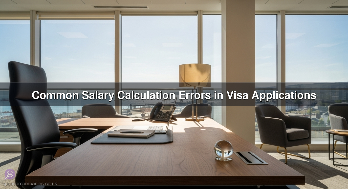 Common Salary Calculation Errors in Visa Applications