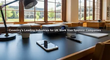 Coventry's Leading Industries for UK Work Visa Sponsor Companies