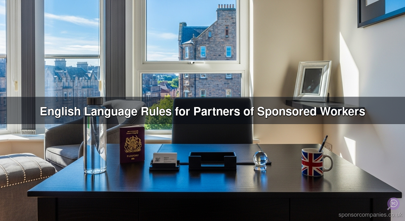 English Language Rules for Partners of Sponsored Workers
