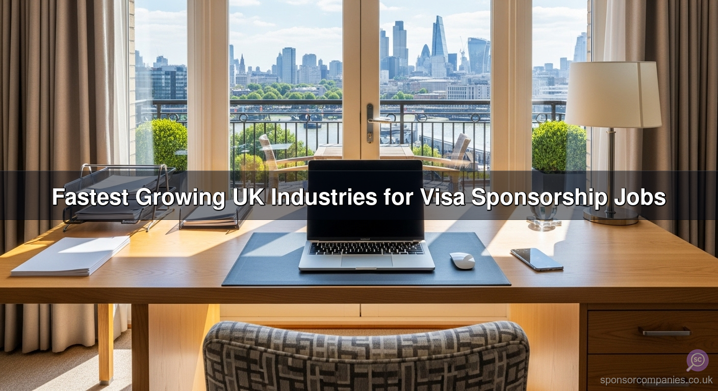 Fastest Growing UK Industries for Visa Sponsorship Jobs