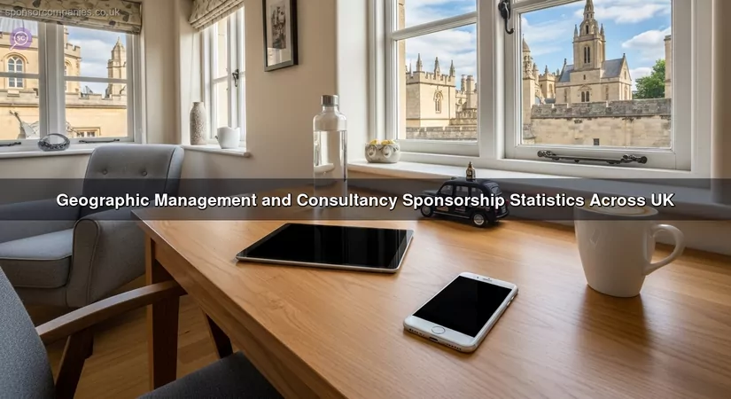 Geographic Management and Consultancy Sponsorship Statistics Across UK