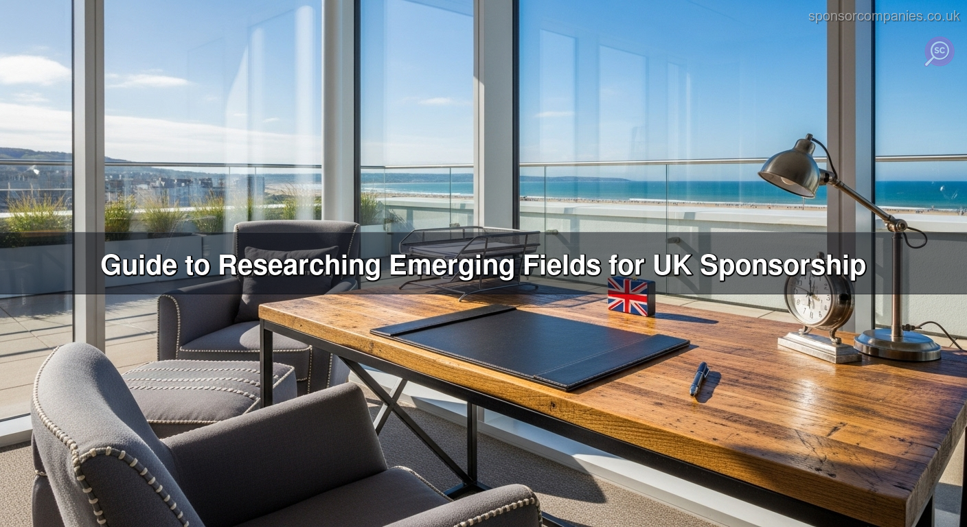 Guide to Researching Emerging Fields for UK Sponsorship
