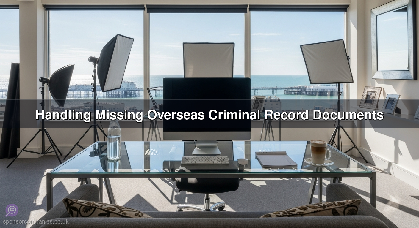 Handling Missing Overseas Criminal Record Documents