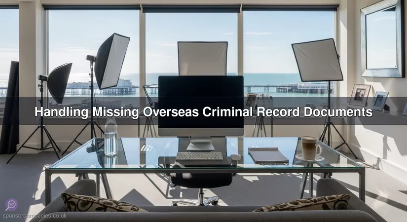 Handling Missing Overseas Criminal Record Documents
