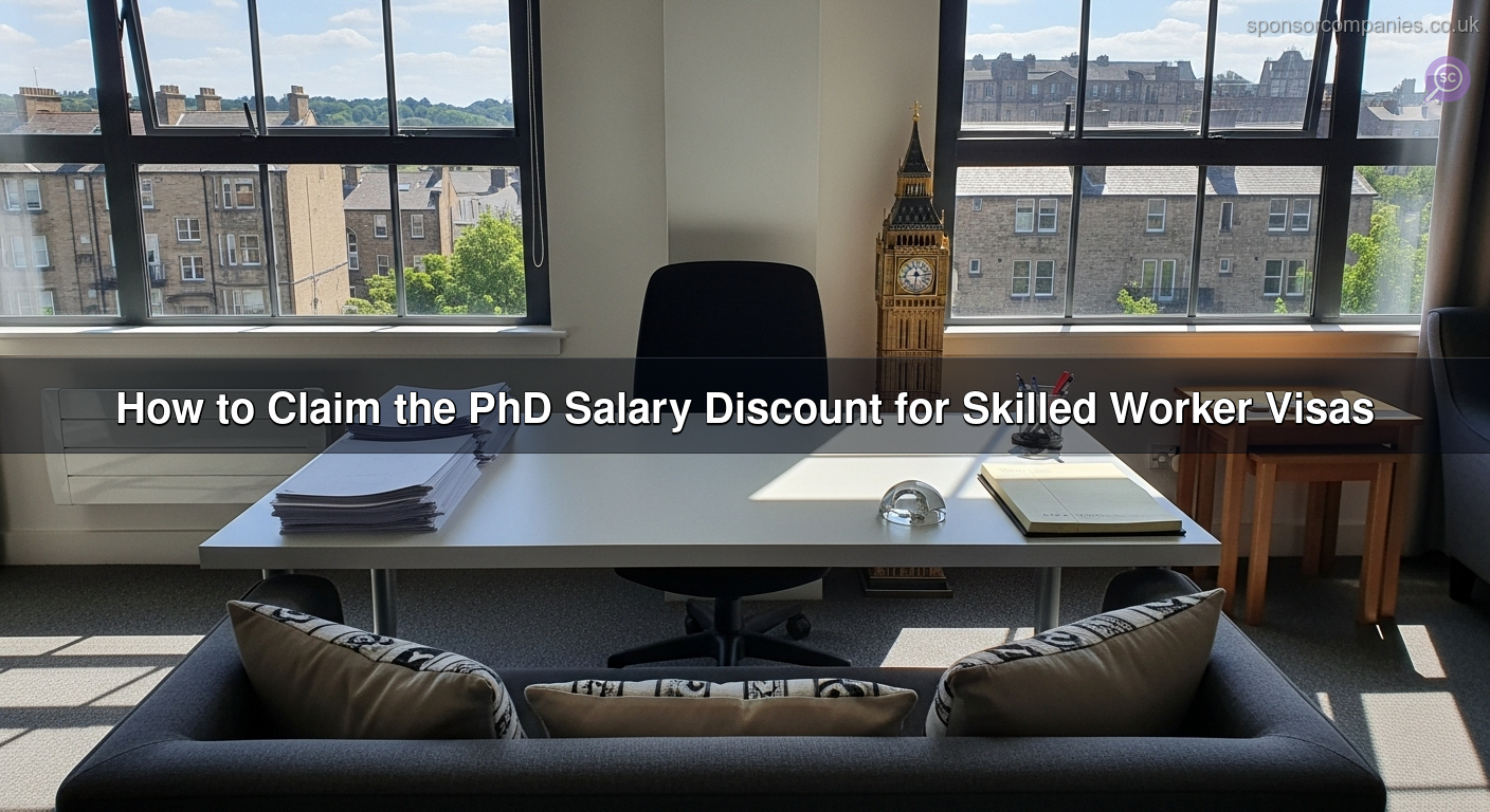 How to Claim the PhD Salary Discount for Skilled Worker Visas