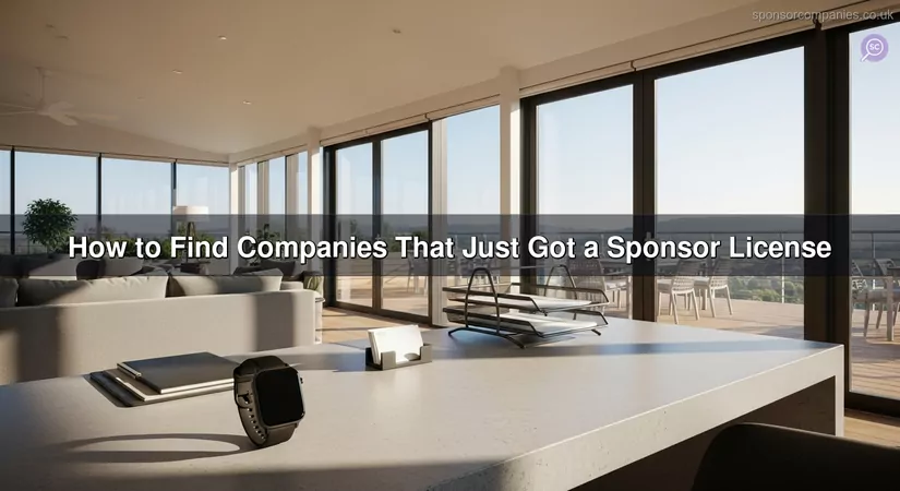 How to Find Companies That Just Got a Sponsor License