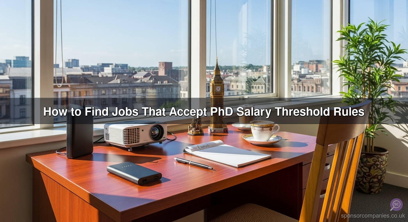 How to Find Jobs That Accept PhD Salary Threshold Rules