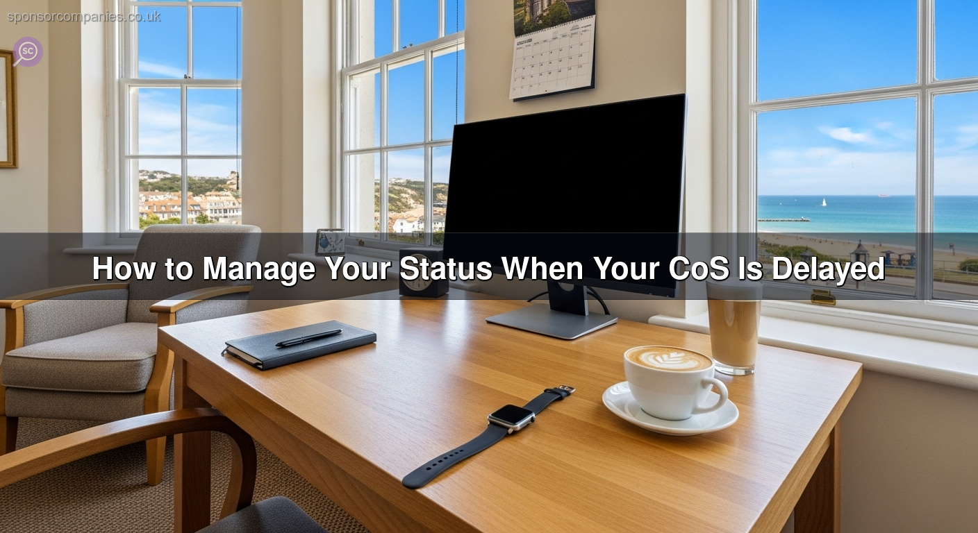 How to Manage Your Status When Your CoS Is Delayed