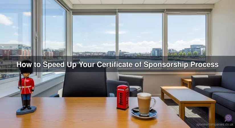 How to Speed Up Your Certificate of Sponsorship Process