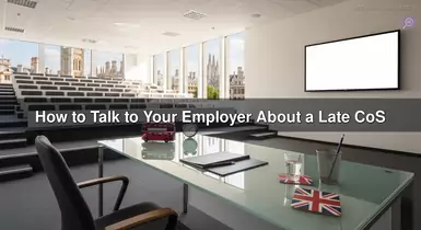 How to Talk to Your Employer About a Late CoS