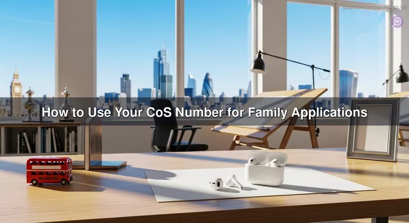 How to Use Your CoS Number for Family Applications