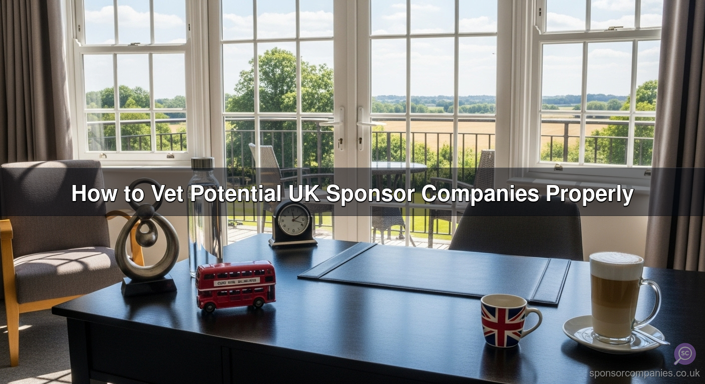 How to Vet Potential UK Sponsor Companies Properly