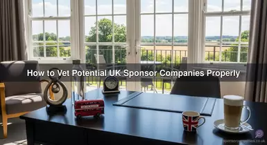 How to Vet Potential UK Sponsor Companies Properly