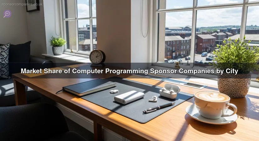 Market Share of Computer Programming Sponsor Companies by City