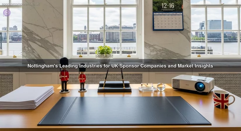 Nottingham's Top Industries for UK Sponsor Companies & Market Insights