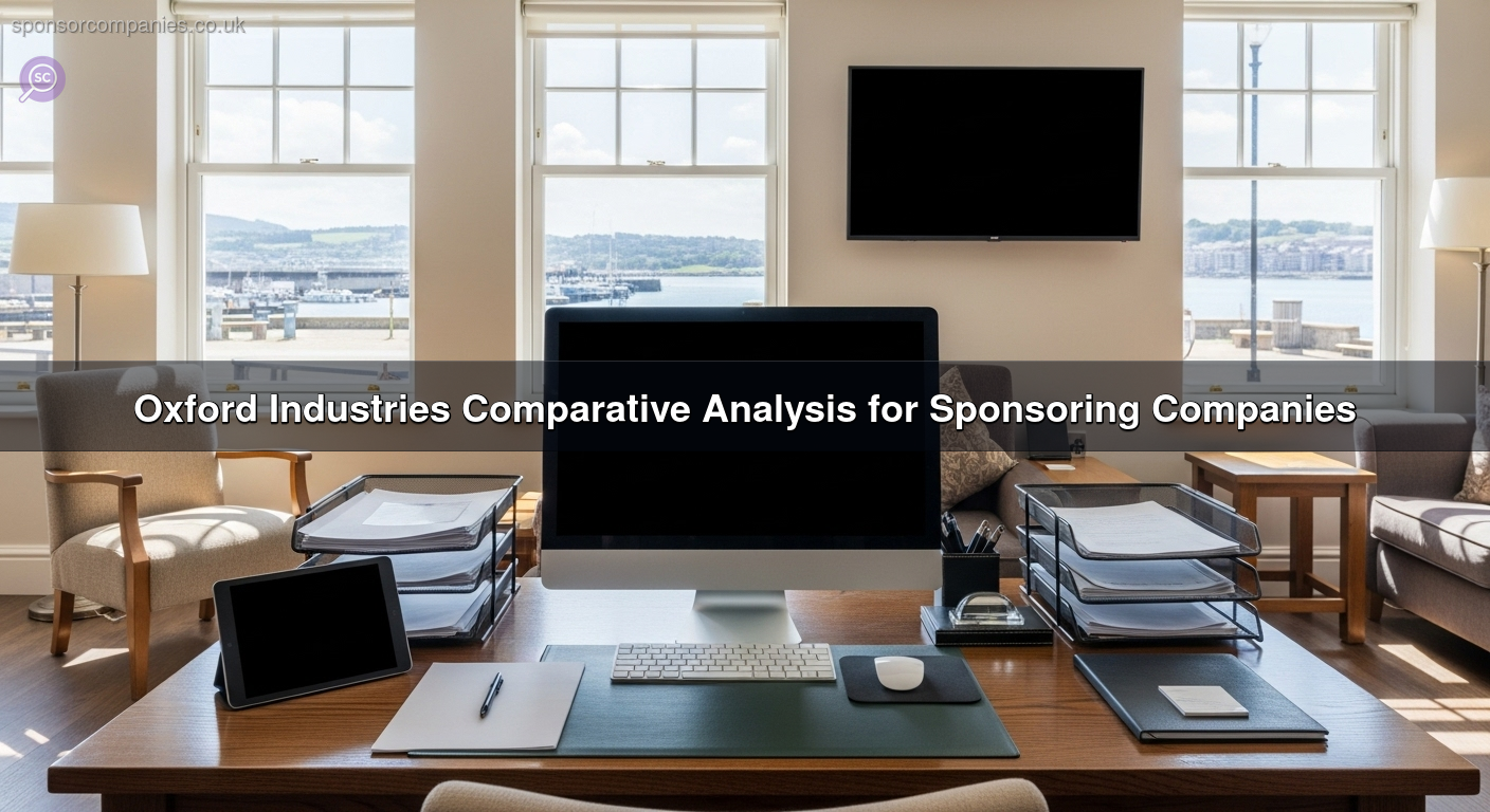 Oxford Industries Comparative Analysis for Sponsoring Companies Oxford Industries Comparative Analysis for Sponsoring Companies