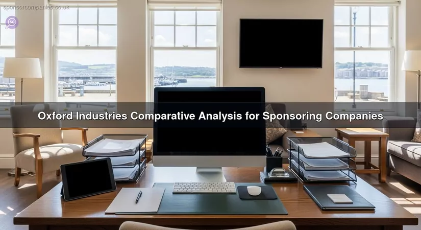 Oxford Industries Comparative Analysis for Sponsoring Companies