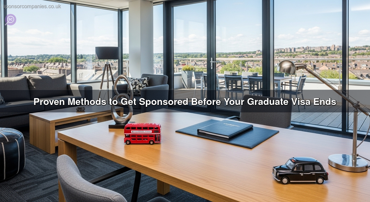 Proven Methods to Get Sponsored Before Your Graduate Visa Ends