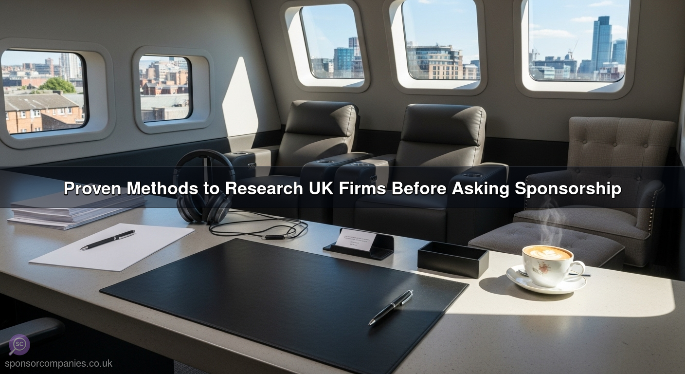 Proven Methods to Research UK Firms Before Asking Sponsorship Proven Methods to Research UK Firms Before Asking Sponsorship