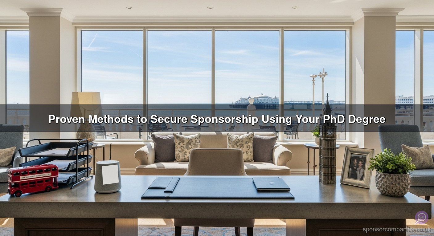 Proven Methods to Secure Sponsorship Using Your PhD Degree