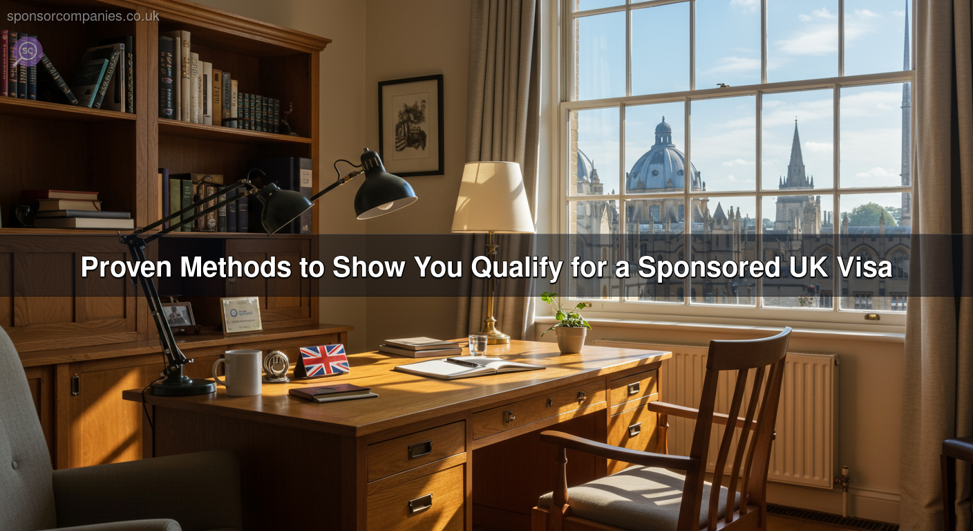 Proven Methods to Show You Qualify for a Sponsored UK Visa Proven Methods to Show You Qualify for a Sponsored UK Visa