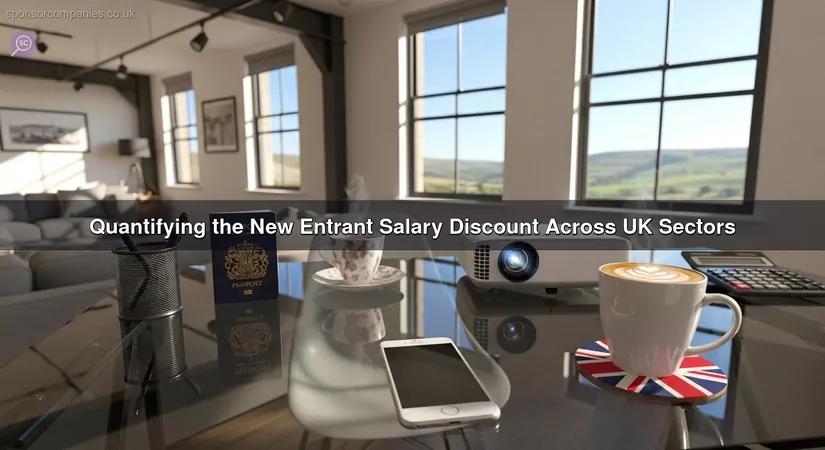 Quantifying the New Entrant Salary Discount Across UK Sectors